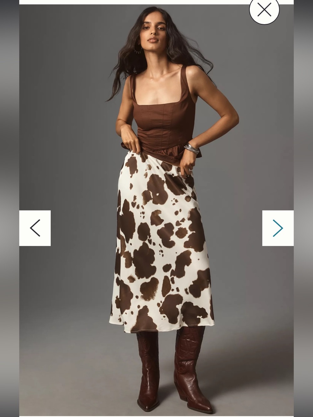 ANTHROPOLOGIE The Tilda Midi Slip Skirt